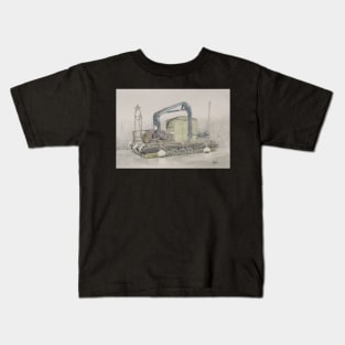 Dredging At Christchurch Kids T-Shirt